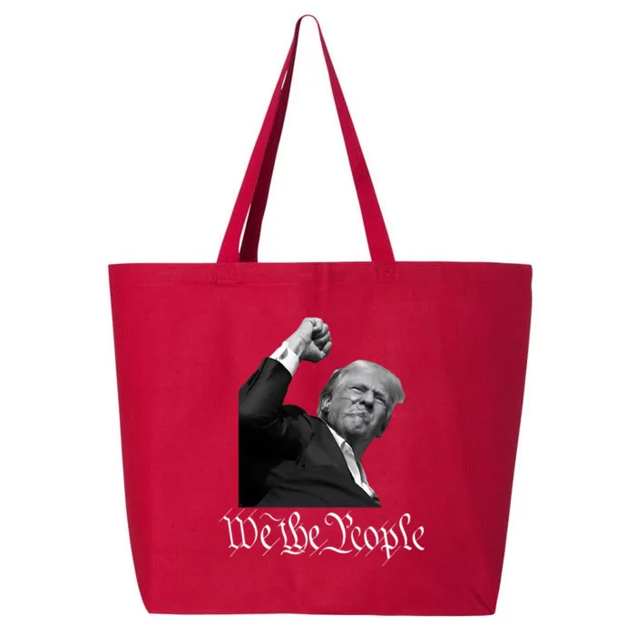 Donald Trump Raising Fist We The People 25L Jumbo Tote