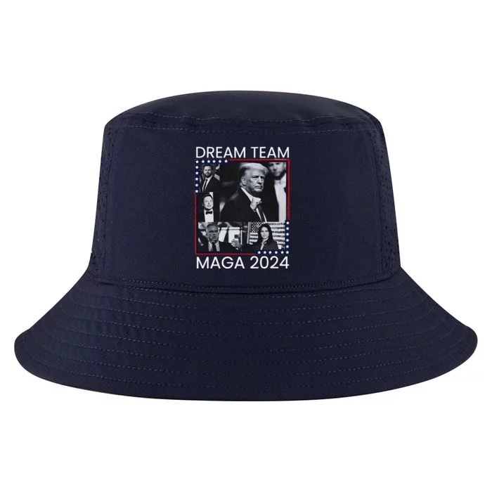 Dream Team Republican Trump Vance 2024 Cool Comfort Performance Bucket Hat