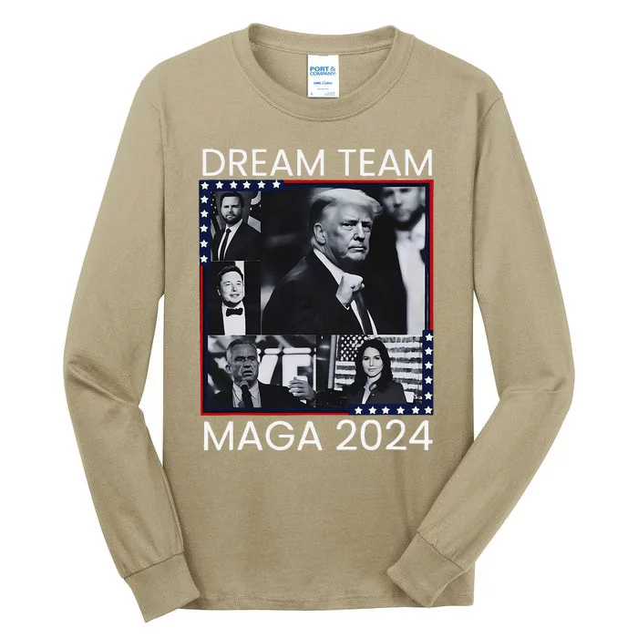 Dream Team Republican Trump Vance 2024 Tall Long Sleeve T-Shirt