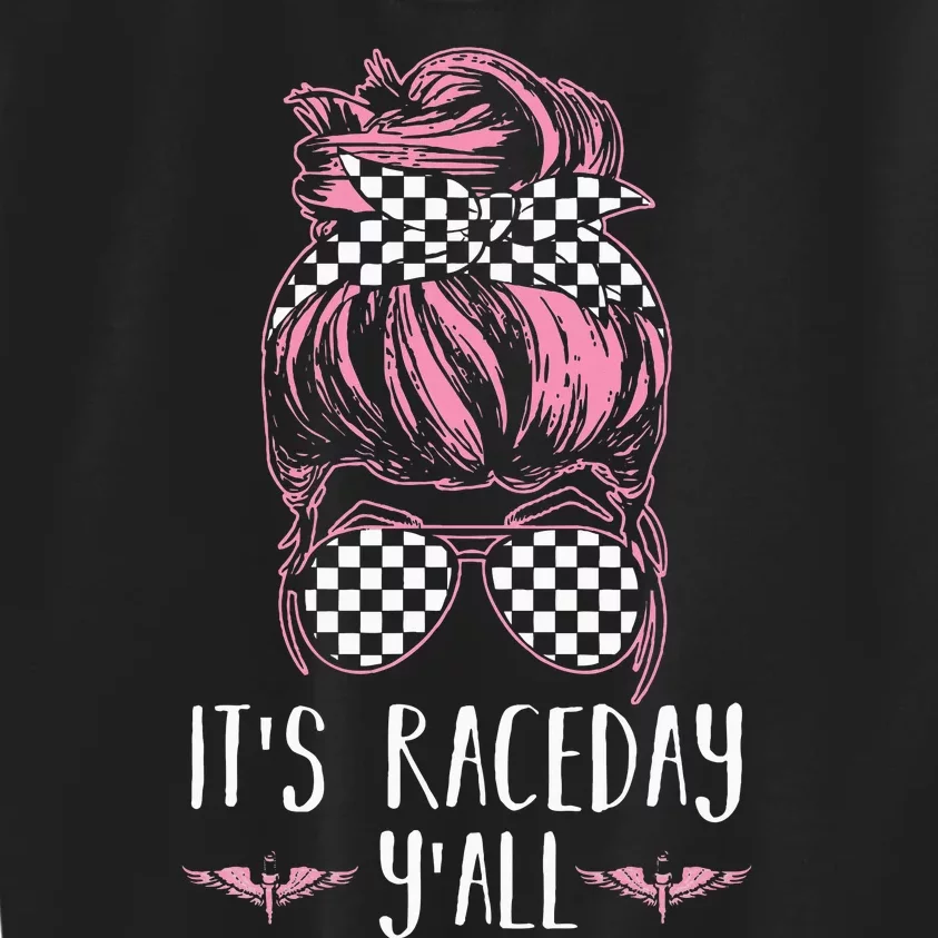 Dirt Track Racing Race ItS Race Day YAll Car Racing Kids Sweatshirt