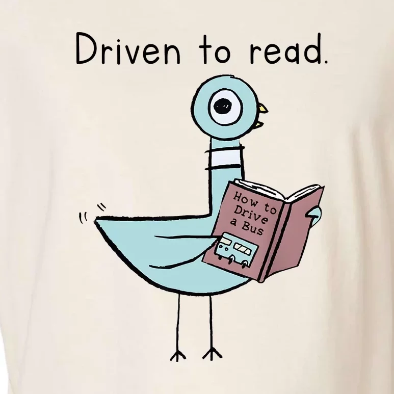 Driven To Read How To Drive A Bus Book Reader Garment-Dyed Women's Muscle Tee