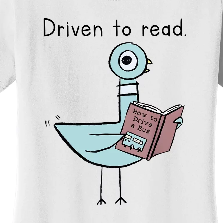 Driven To Read How To Drive A Bus Book Reader Women's T-Shirt