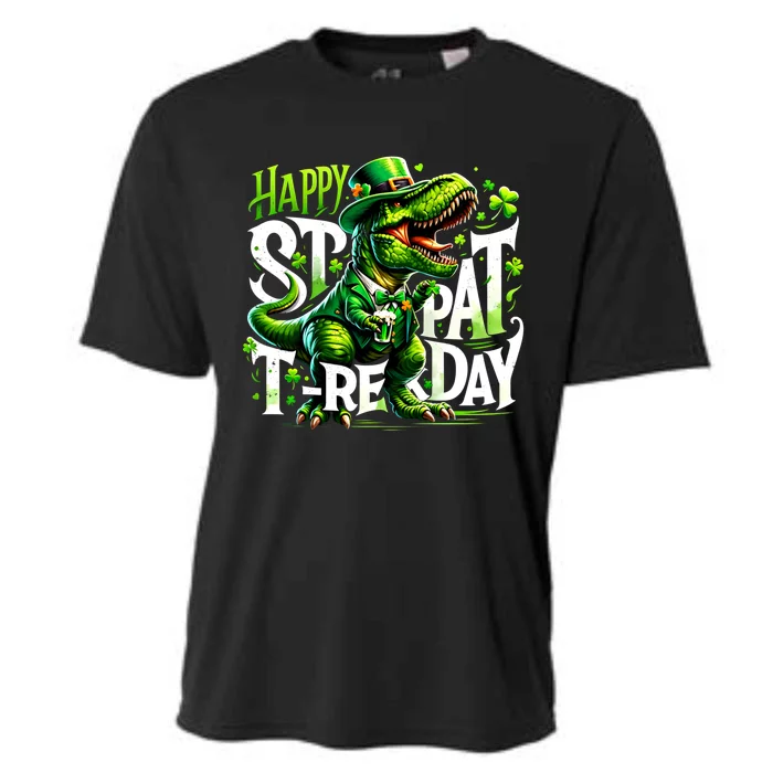 Dinosaur T Rex Happy St Pat Trex Day Happy St PatrickS Day Gift Cooling Performance Crew T-Shirt