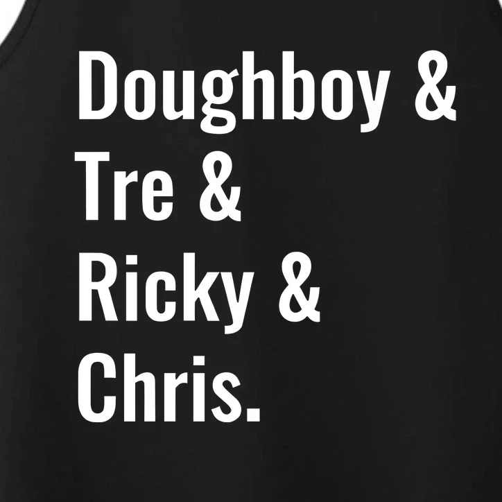 Doughboy & Tre & Ricky & Chris Performance Tank