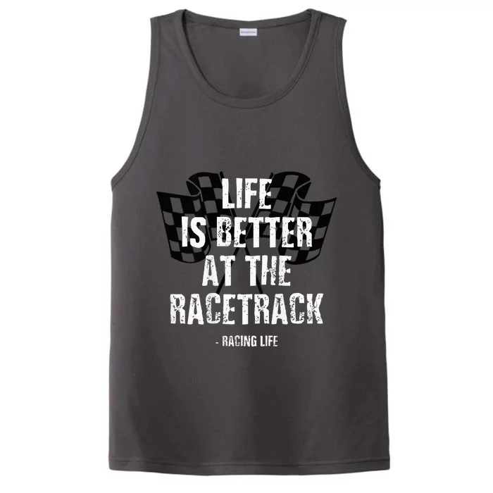 Dirt Track Racing Gear Checker Flag Racing Race Flag Performance Tank