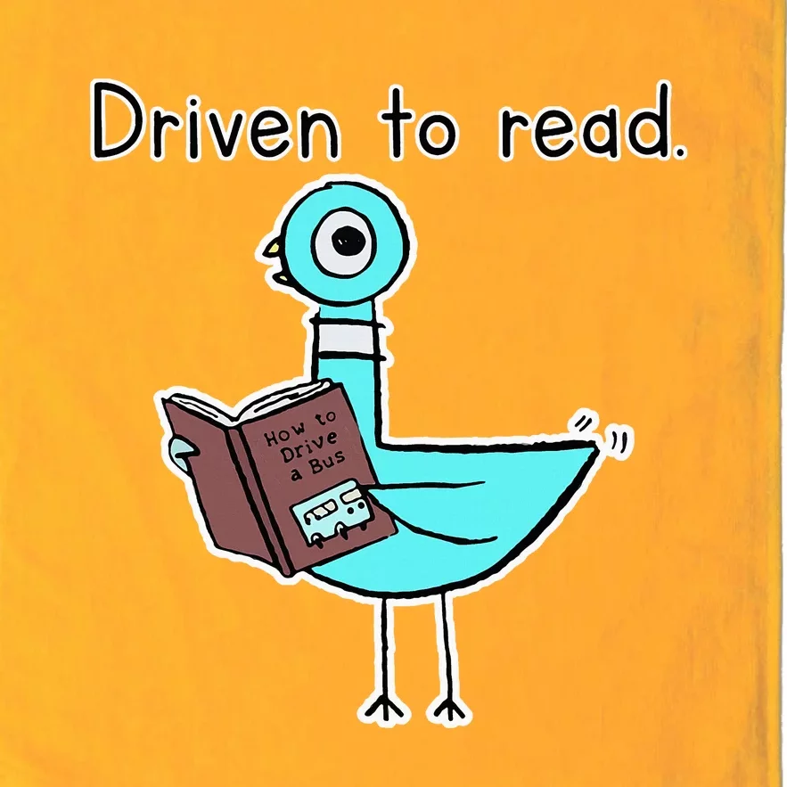 Driven To Read Pigeon Library Reading Books Reader Platinum Collection Golf Towel