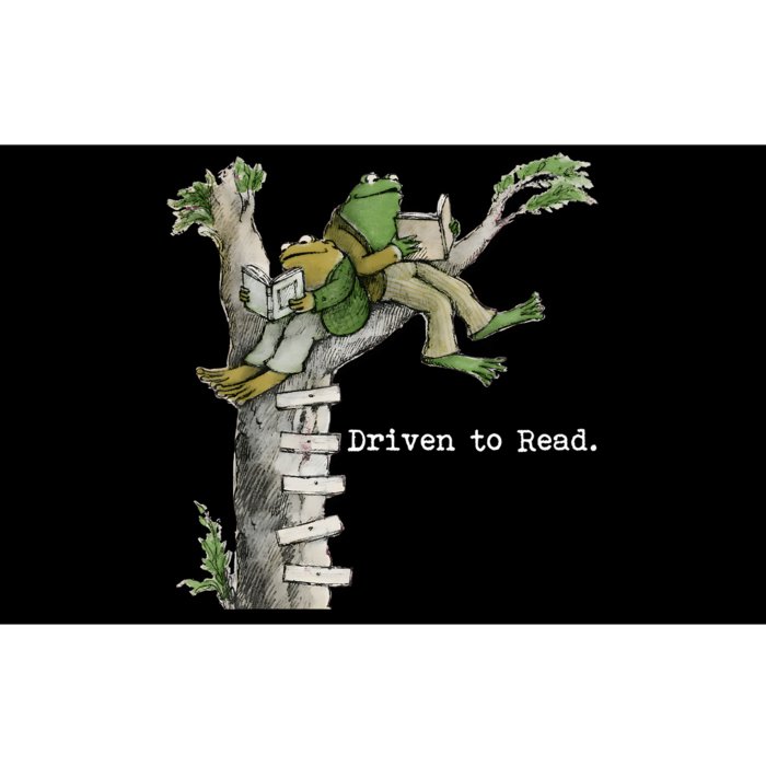 Driven To Read Frog And Toad Library Reading Bumper Sticker