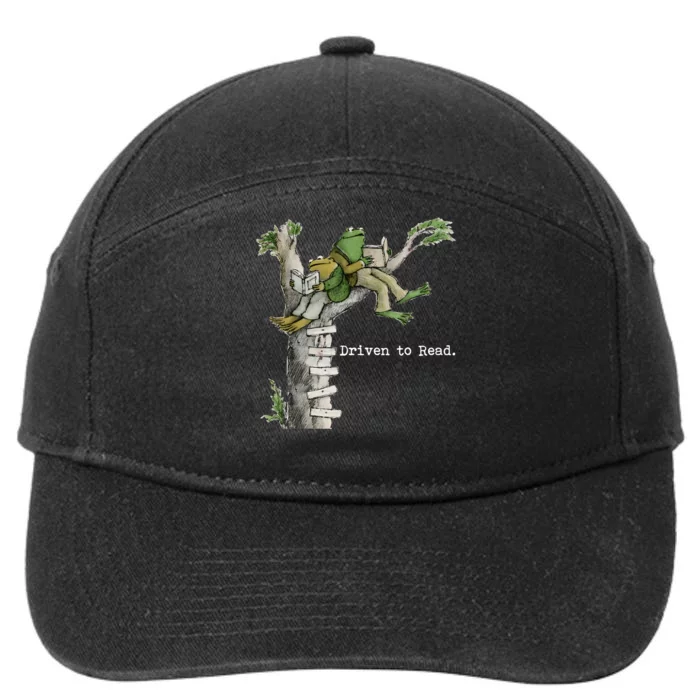 Driven To Read Frog And Toad Library Reading 7-Panel Snapback Hat