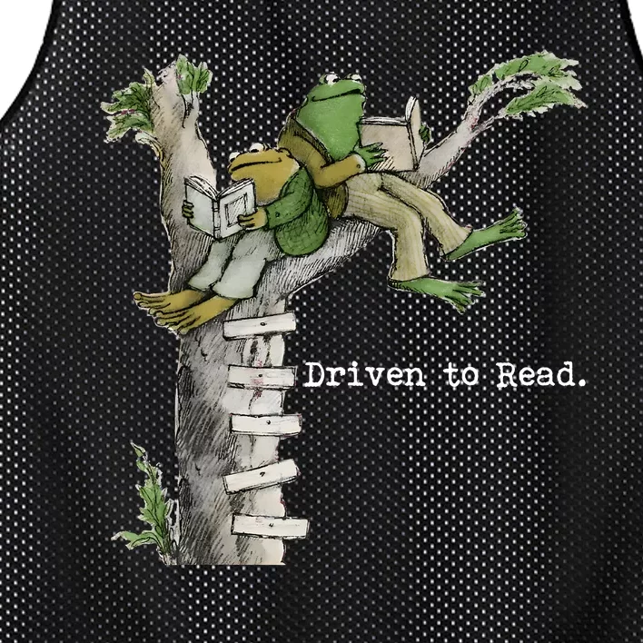 Driven To Read Frog And Toad Library Reading Mesh Reversible Basketball Jersey Tank