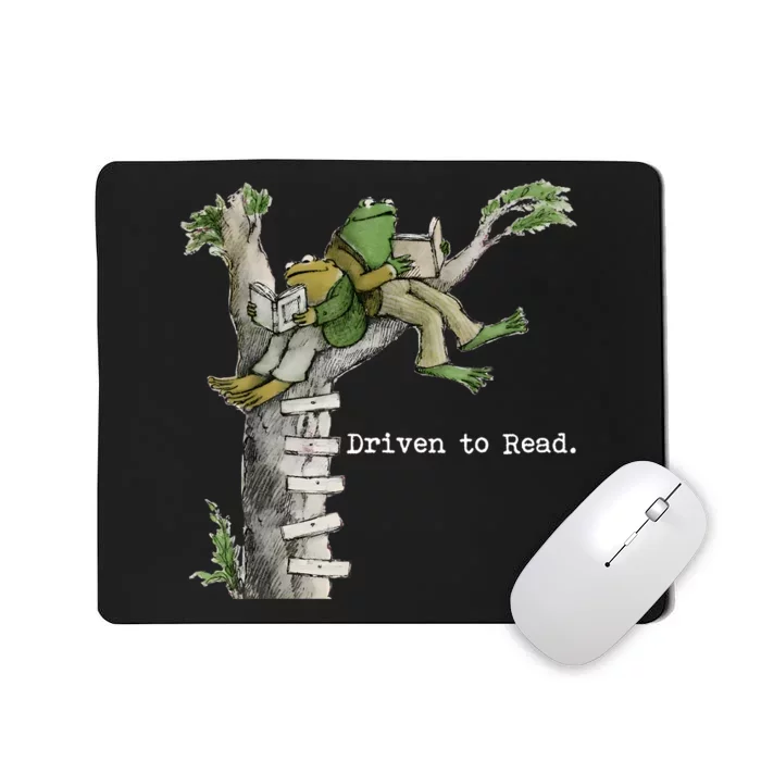 Driven To Read Frog And Toad Library Reading Mousepad