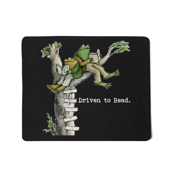 Driven To Read Frog And Toad Library Reading Mousepad