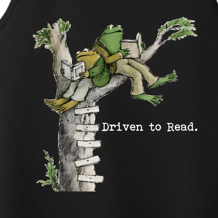 Driven To Read Frog And Toad Library Reading Performance Tank