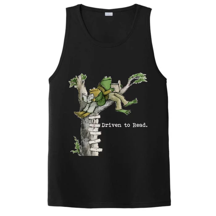 Driven To Read Frog And Toad Library Reading Performance Tank