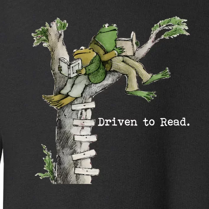 Driven To Read Frog And Toad Library Reading Toddler Sweatshirt