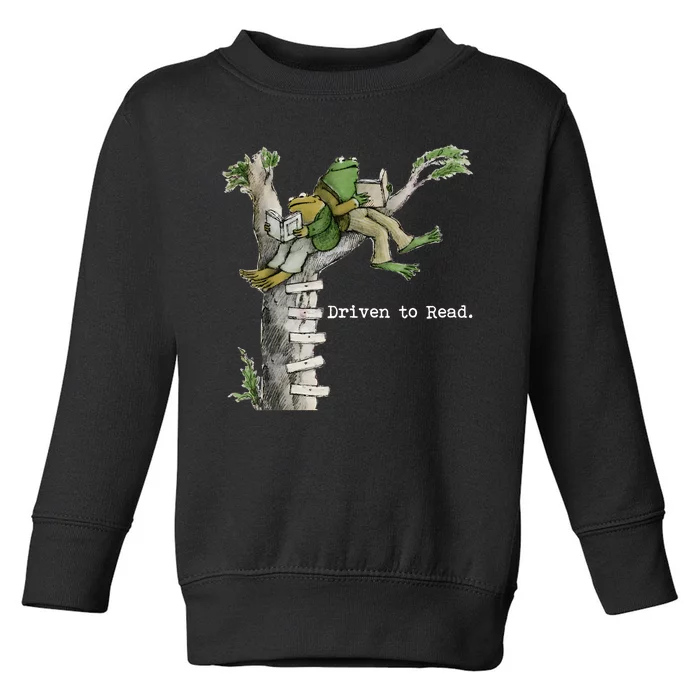 Driven To Read Frog And Toad Library Reading Toddler Sweatshirt