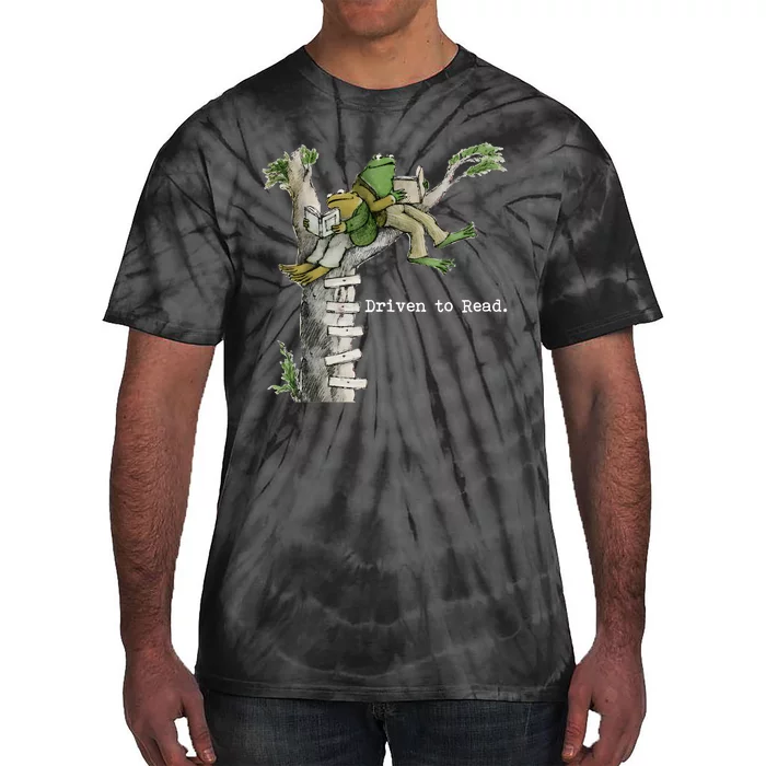 Driven To Read Frog And Toad Library Reading Tie-Dye T-Shirt