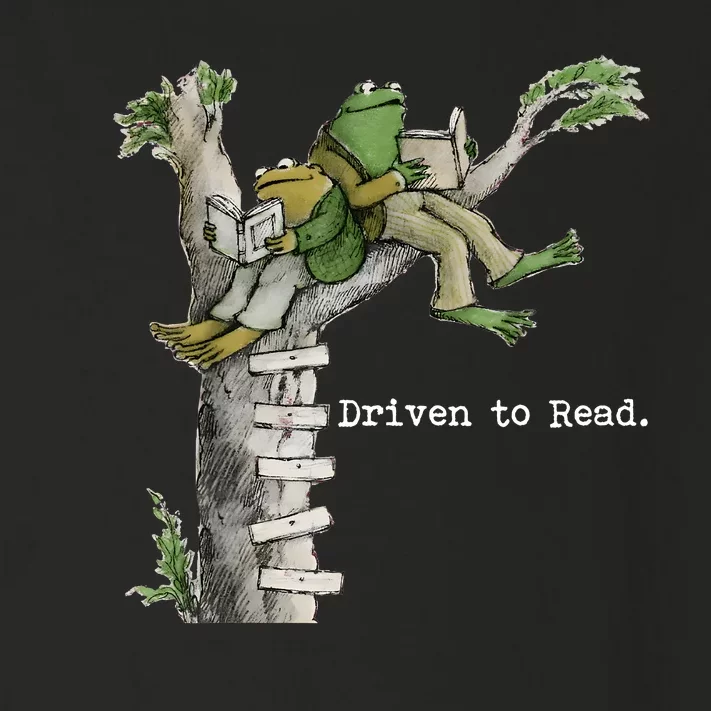 Driven To Read Frog And Toad Library Reading Toddler Long Sleeve Shirt