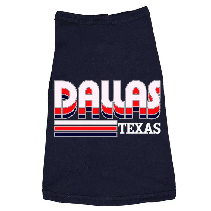 Dallas Triple Retro Logo Doggie Tank