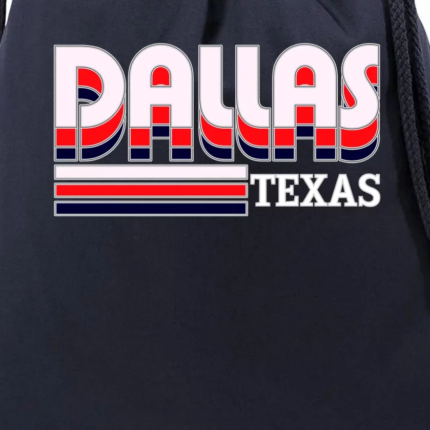 Dallas Triple Retro Logo Drawstring Bag