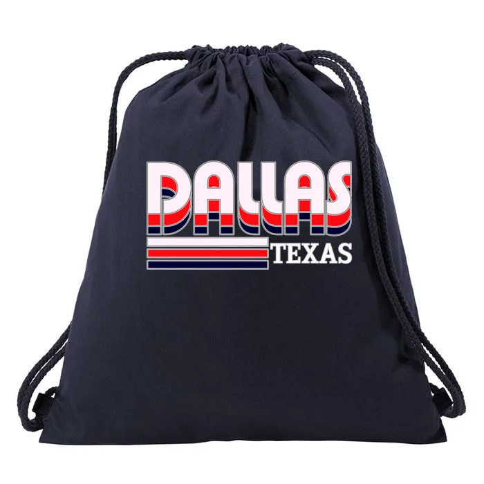 Dallas Triple Retro Logo Drawstring Bag