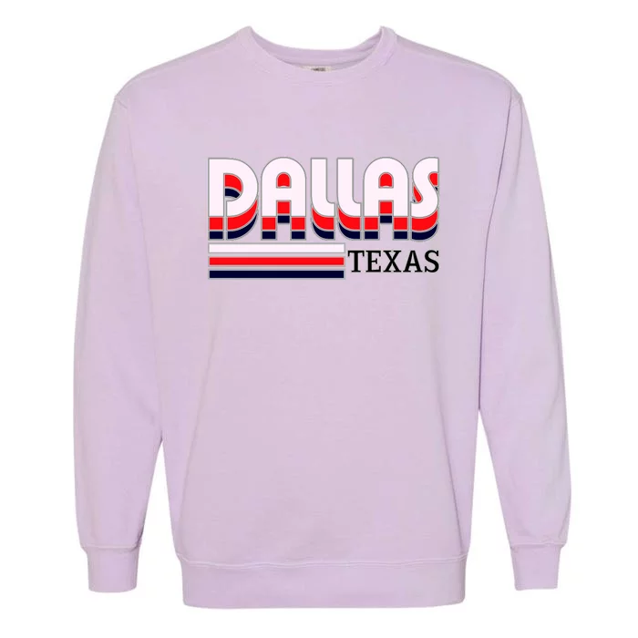 Dallas Triple Retro Logo Garment-Dyed Sweatshirt