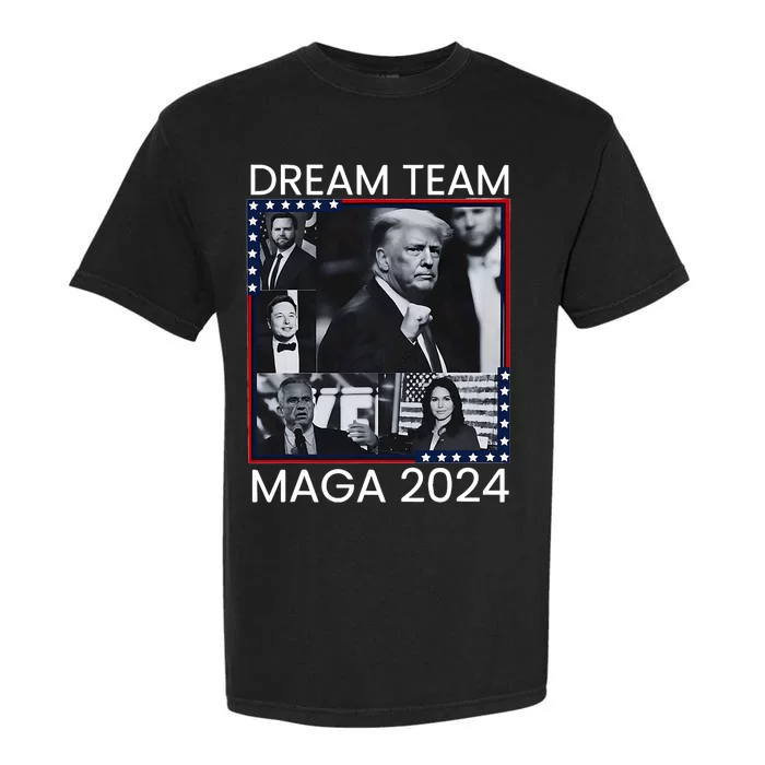 Dream Team Republican Trump Vance 2024 Garment-Dyed Heavyweight T-Shirt