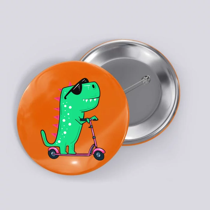 Dinosaur Trex Riding Scooter Button