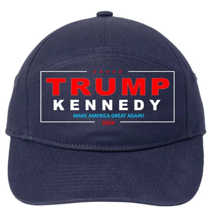 Donald Trump Robert F Kennedy Jr Pres/VP 2024 7-Panel Snapback Hat