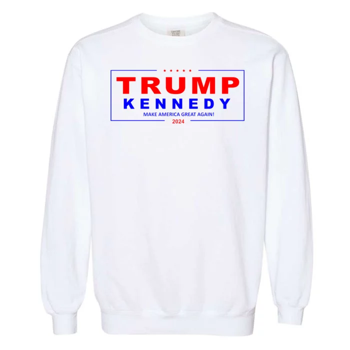 Donald Trump Robert F Kennedy Jr Pres/VP 2024 Garment-Dyed Sweatshirt