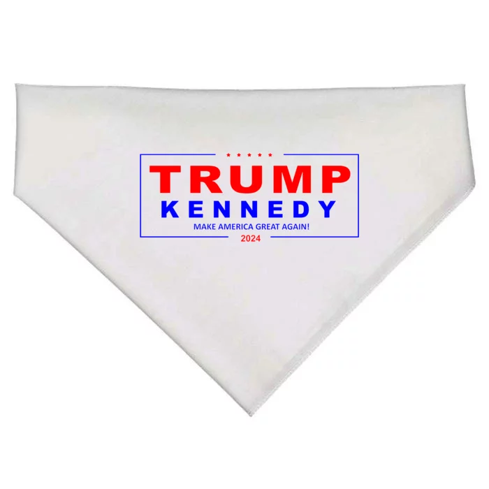 Donald Trump Robert F Kennedy Jr Pres/VP 2024 USA-Made Doggie Bandana