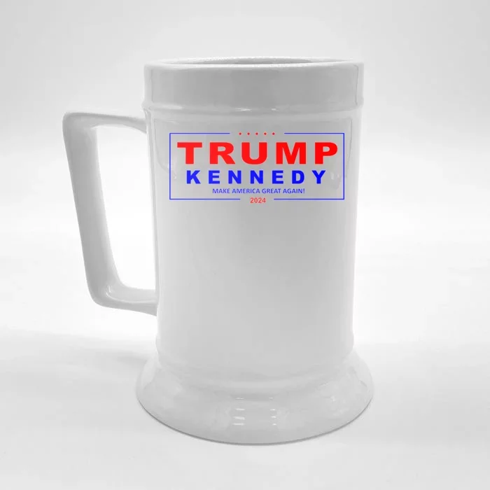 Donald Trump Robert F Kennedy Jr Pres/VP 2024 Front & Back Beer Stein