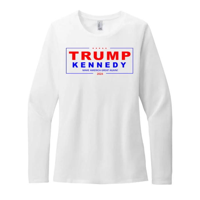 Donald Trump Robert F Kennedy Jr Pres/VP 2024 Womens CVC Long Sleeve Shirt