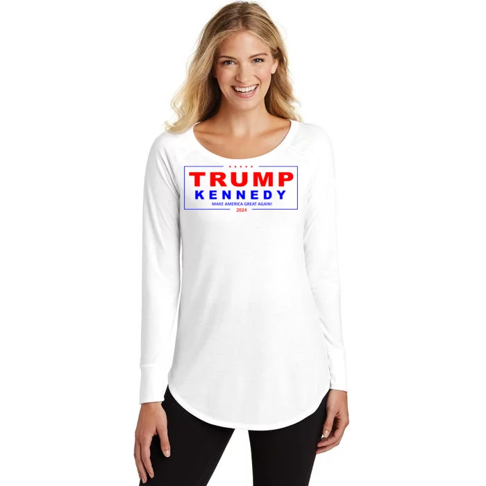 Donald Trump Robert F Kennedy Jr Pres/VP 2024 Women's Perfect Tri Tunic Long Sleeve Shirt