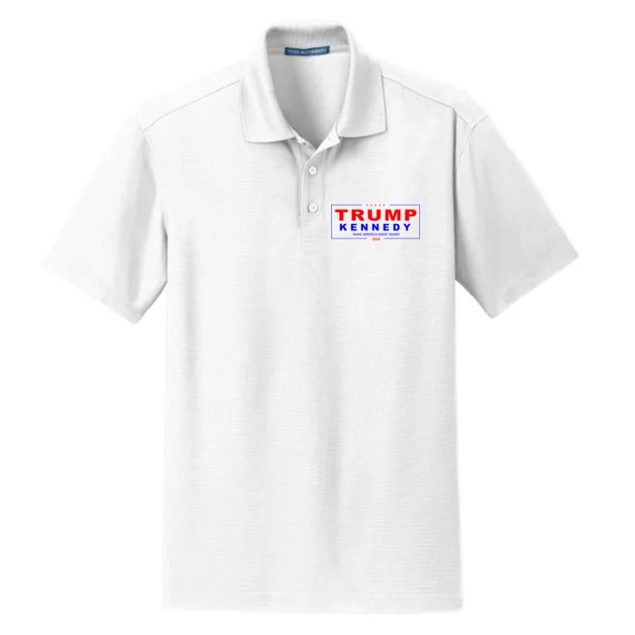 Donald Trump Robert F Kennedy Jr Pres/VP 2024 Dry Zone Grid Performance Polo