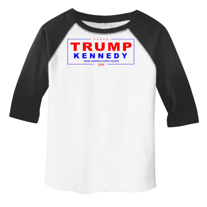 Donald Trump Robert F Kennedy Jr Pres/VP 2024 Toddler Fine Jersey T-Shirt