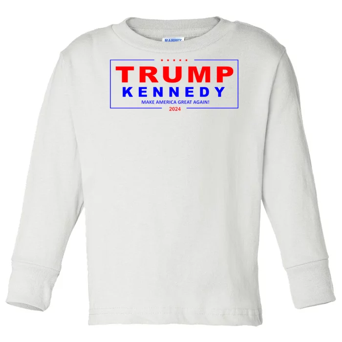 Donald Trump Robert F Kennedy Jr Pres/VP 2024 Toddler Long Sleeve Shirt