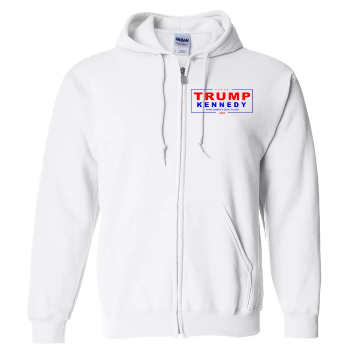 Donald Trump Robert F Kennedy Jr Pres/VP 2024 Full Zip Hoodie