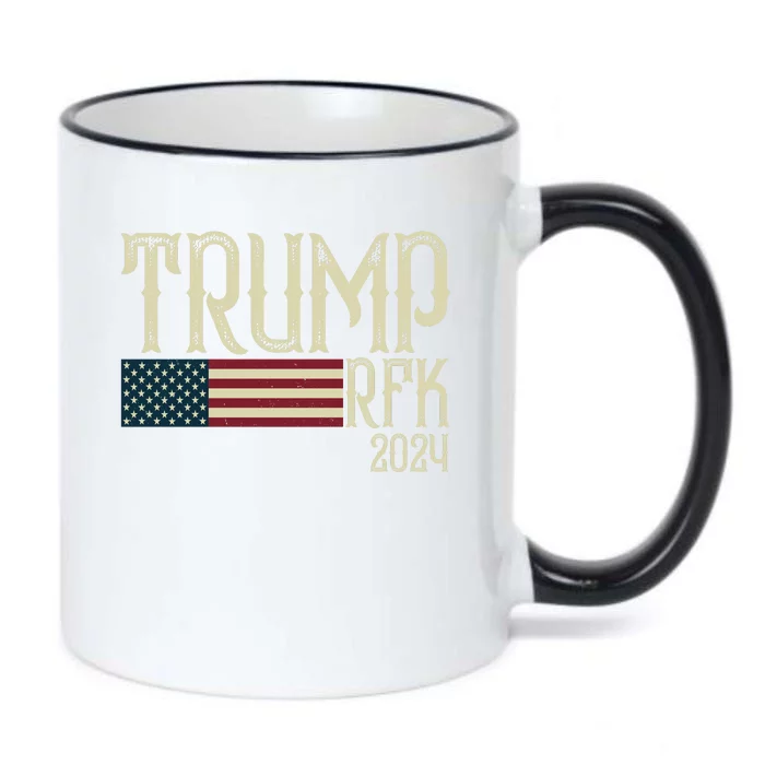 Donald Trump Rfk Jr 2024 Trump Kennedy Election Black Color Changing Mug