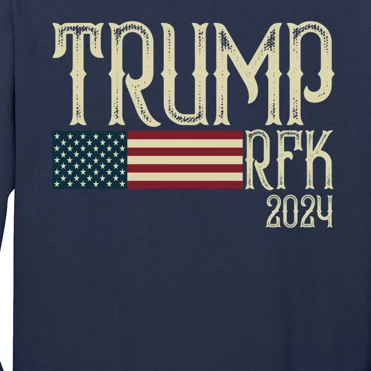 Donald Trump Rfk Jr 2024 Trump Kennedy Election Tall Long Sleeve T-Shirt