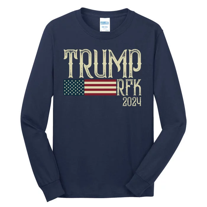 Donald Trump Rfk Jr 2024 Trump Kennedy Election Tall Long Sleeve T-Shirt