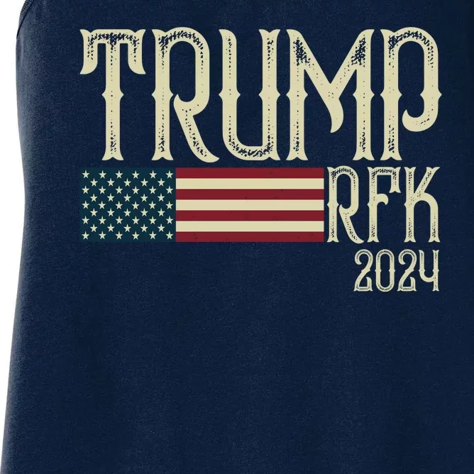 Donald Trump Rfk Jr 2024 Trump Kennedy Election Women's Racerback Tank