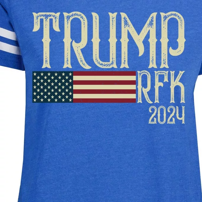 Donald Trump Rfk Jr 2024 Trump Kennedy Election Enza Ladies Jersey Football T-Shirt