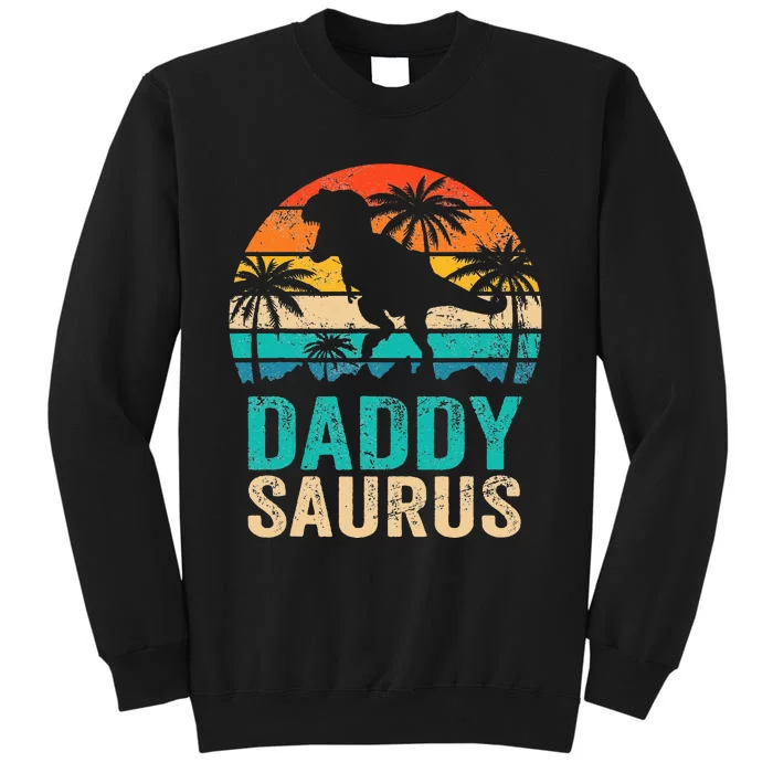 Daddysaurus T Rex Dinosaur Daddy Saurus Matching Family Sweatshirt