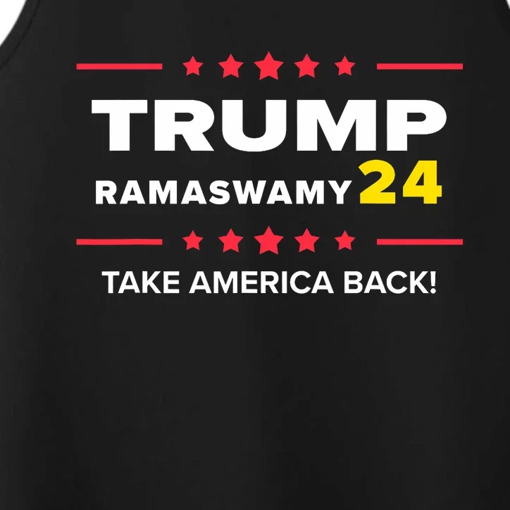 Donald Trump Ramaswamy 2024 Take America Back Election Performance Tank