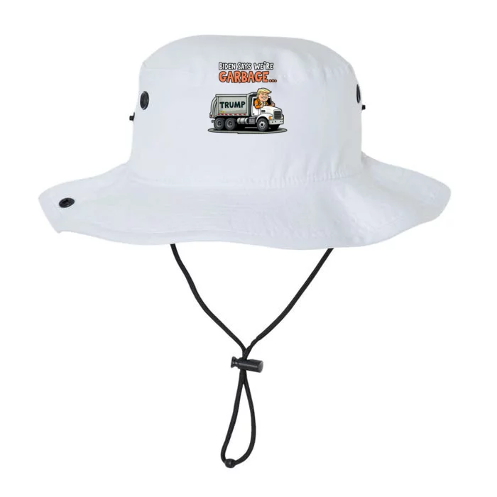 Donald Trump Rides In Truck Biden Says Were Garbage Legacy Cool Fit Booney Bucket Hat