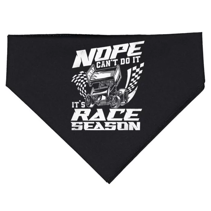 Dirt Track Racing Race Sprint Car USA-Made Doggie Bandana