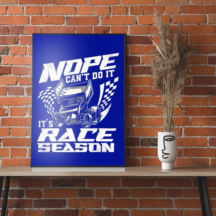 Dirt Track Racing Race Sprint Car Poster