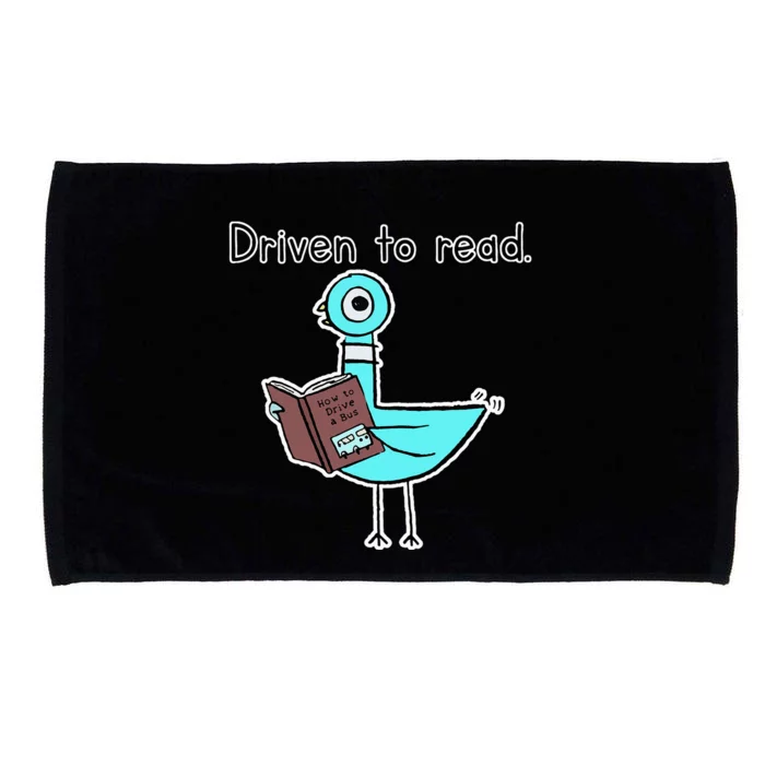 Driven To Read Pigeon Library Reading Books Reader Microfiber Hand Towel