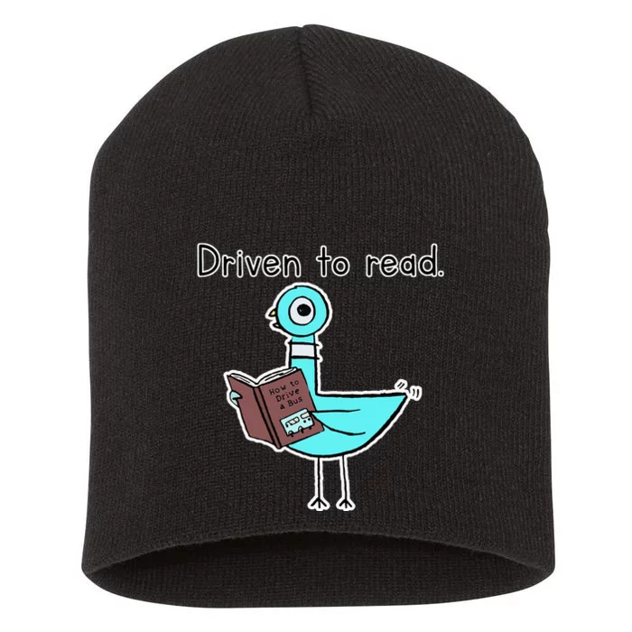 Driven To Read Pigeon Library Reading Books Reader Short Acrylic Beanie