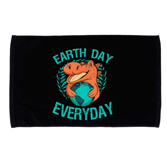 Dinosaur T Rex Earth Day Everyday Environment Ecology Save Microfiber Hand Towel